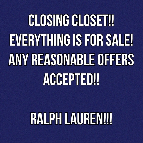 RALPH LAUREN CLEAROUT - Picture 1 of 1